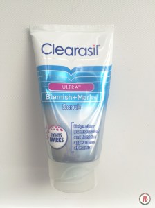 clearasil ultra blemish + marks scrub- newlune