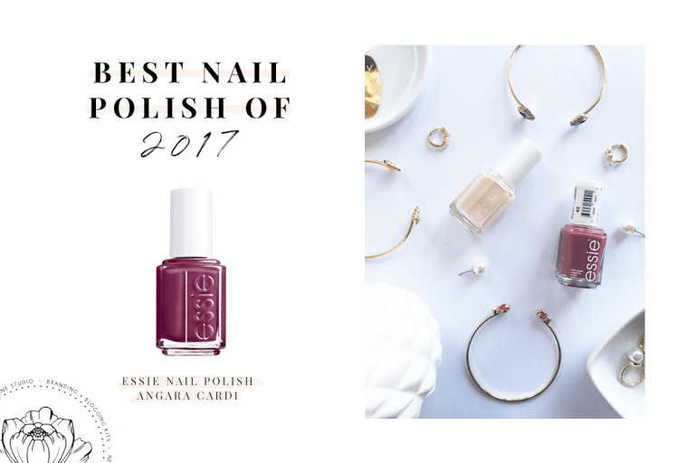 best of 2017 - nail polish - essie - angara cardi - new lune