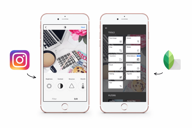 how to create an instagram theme + free instagram templates - settings - instagram - snapseed - new lune