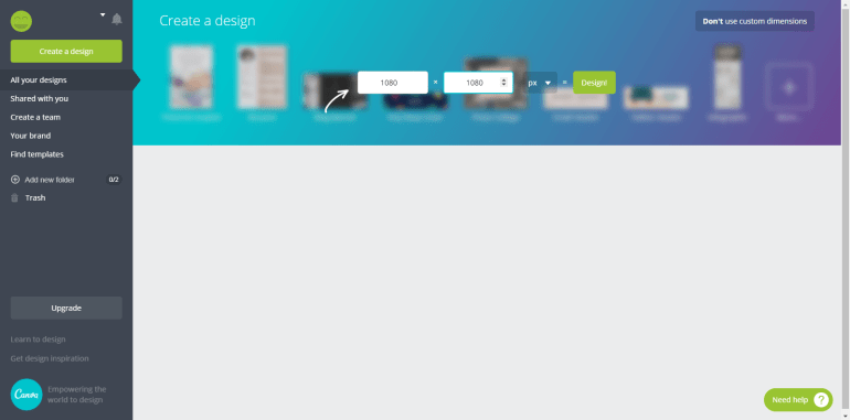 1 tuto- how to create custom social media templates - new lune - free social media templates