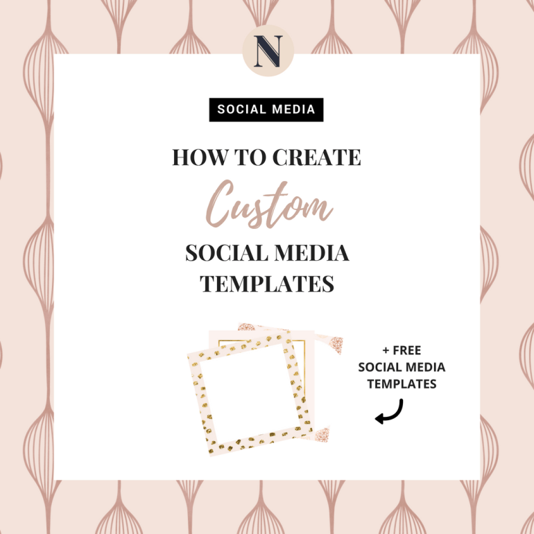 how to create custom social media templates - new lune - free social media templates-instagram template