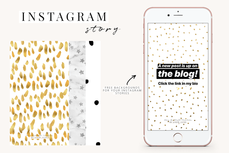 free instagram story templates - covers - backgrounds - new lune 3