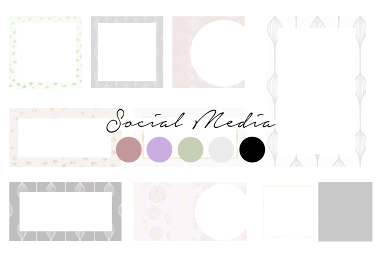 creating a colour palette for your branding - new lune - social media templates