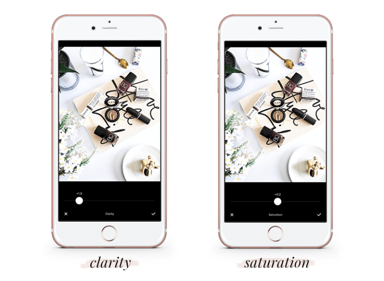 how to create a gorgeous feed using vsco cam - tutorial - free vsco settings - clarity - saturation