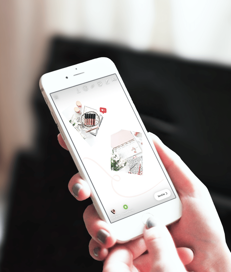 how to create a photo collage on Instagram Stories - how to add multiple photos and videos in one Instagram story - new lune