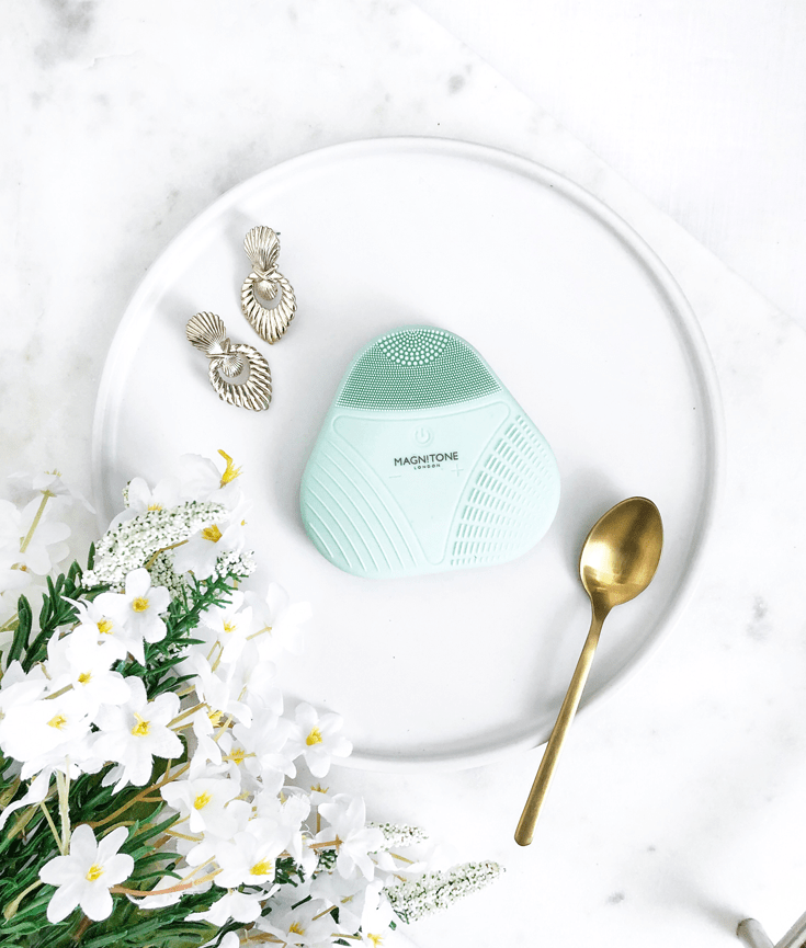A Cleansing Brush That Won't Rip Your Skin to Shreds featuring Magnitone London - new lune - XOXO Micro Sonic SoftTouch Silicone Cleansing Brush