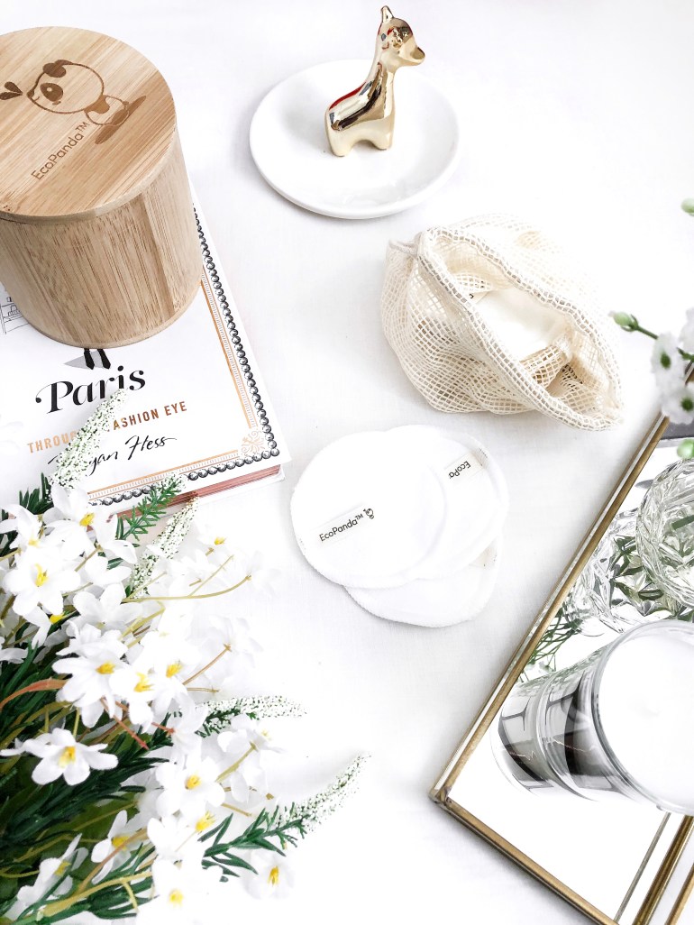 5 ways to live more sustainably - save the planet - eco panda - makeup remover bamboo pads - new lune