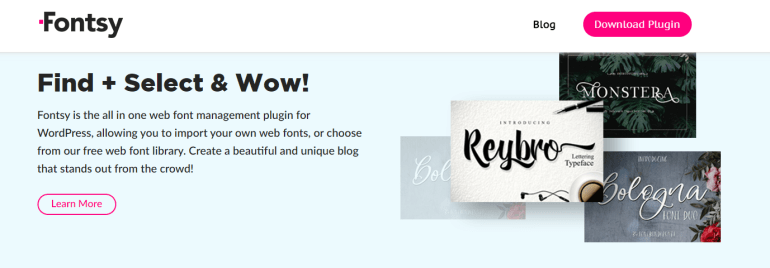 fontsy - new lune - the ultimate guide to wordpress plugins