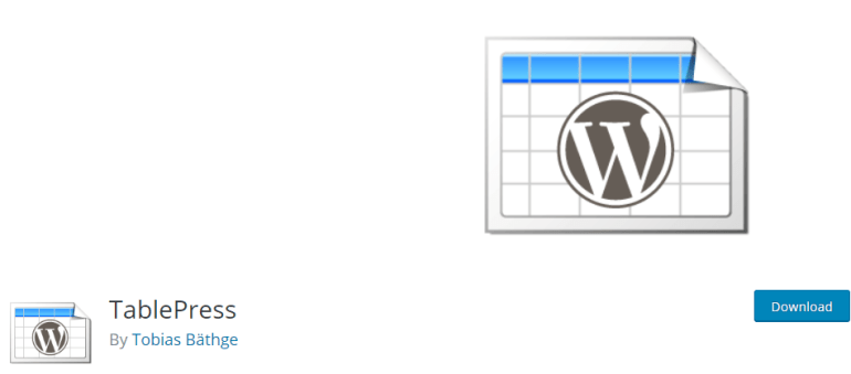 tablepress - new lune - the ultimate guide to wordpress plugins