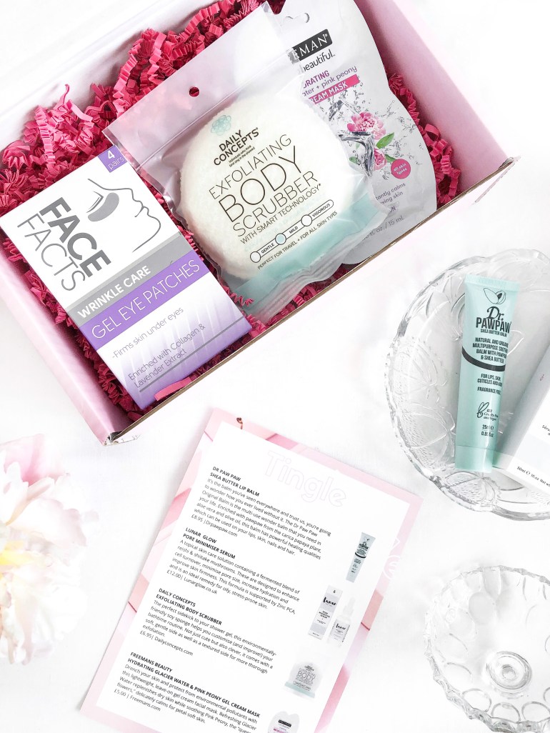 a self-care subscription box - tingle - new lune